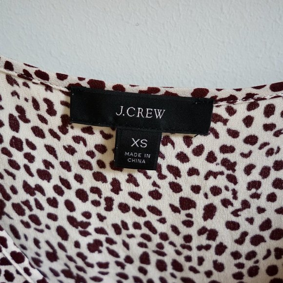 J. Crew 100% Silk Leopard Cami Size XS - Picture 7 of 12